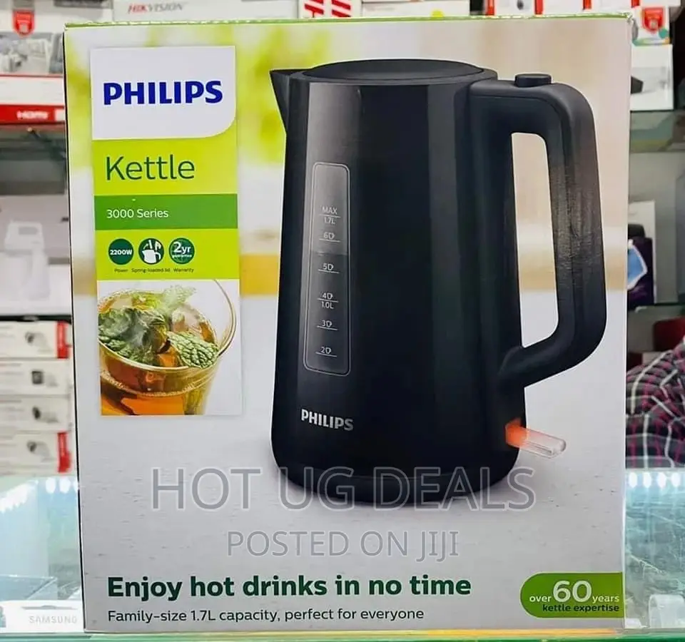 Philips 3000 Series HD9318/21 Electric Kettle - 1.7L, 1850W Fast Boil