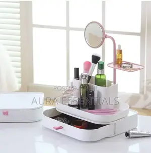 Toriox Plastic Jewellery and Cosmetics Storage With Mirror
