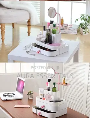 Toriox Plastic Jewellery and Cosmetics Storage With Mirror