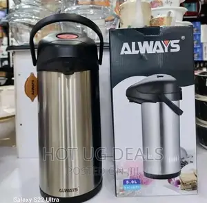5L Travel Vacuum Flask-silver