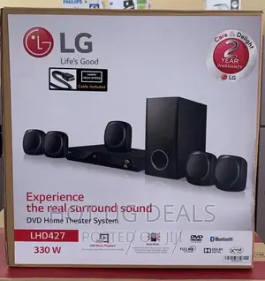 LG Ultra Bass Bluetooth 5.1- DVD Home Theater System, Black