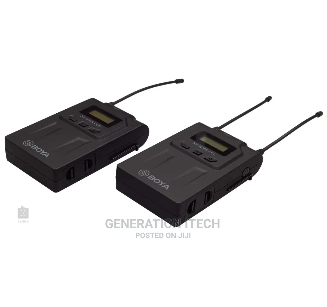 BOYA WM8 Pro- UHF Wireless Lavalier Microphone System