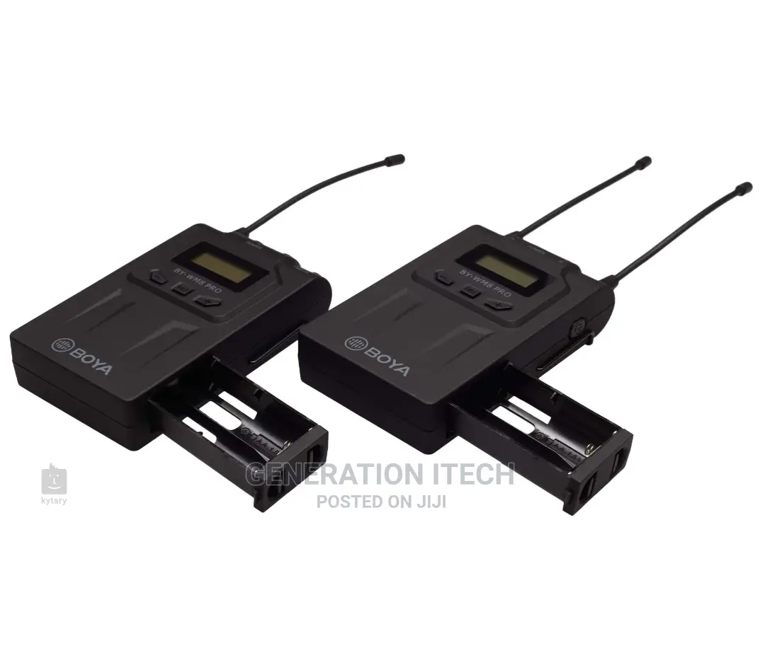 BOYA WM8 Pro- UHF Wireless Lavalier Microphone System