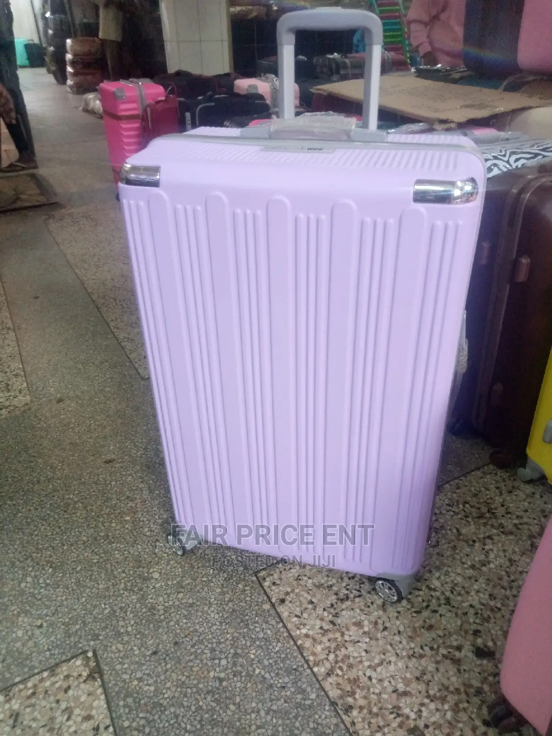 Original Plastic Suitcases.Large ( Purple)