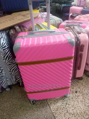 Original Plastic Suitcases.Medium ( Pink)