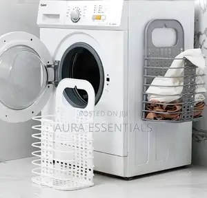 Wall Mounted Folding Laundry Basket