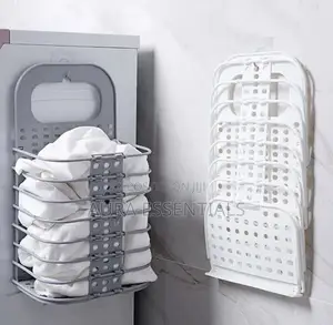 Wall Mounted Folding Laundry Basket