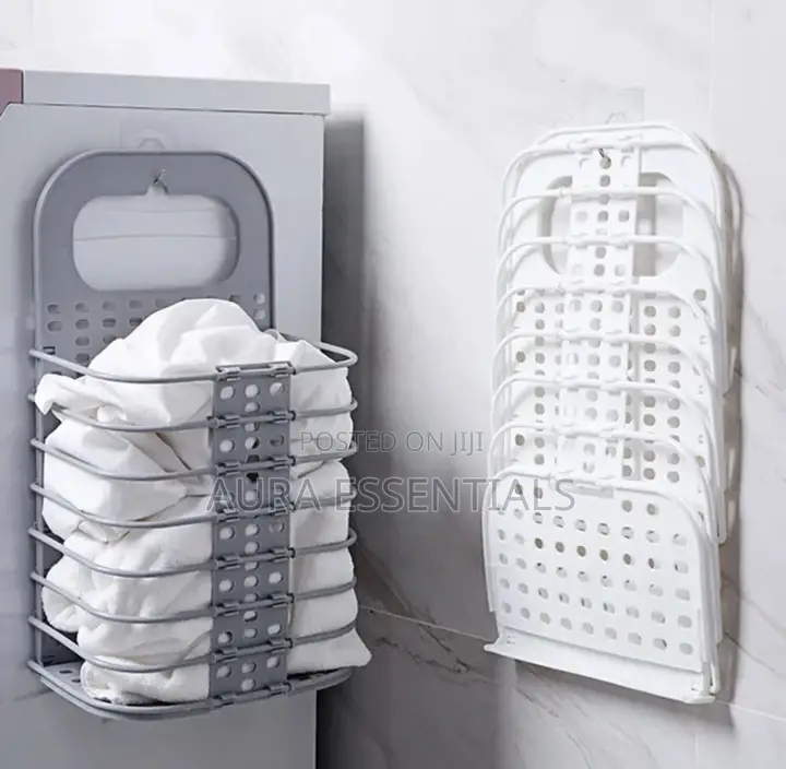 Wall Mounted Folding Laundry Basket