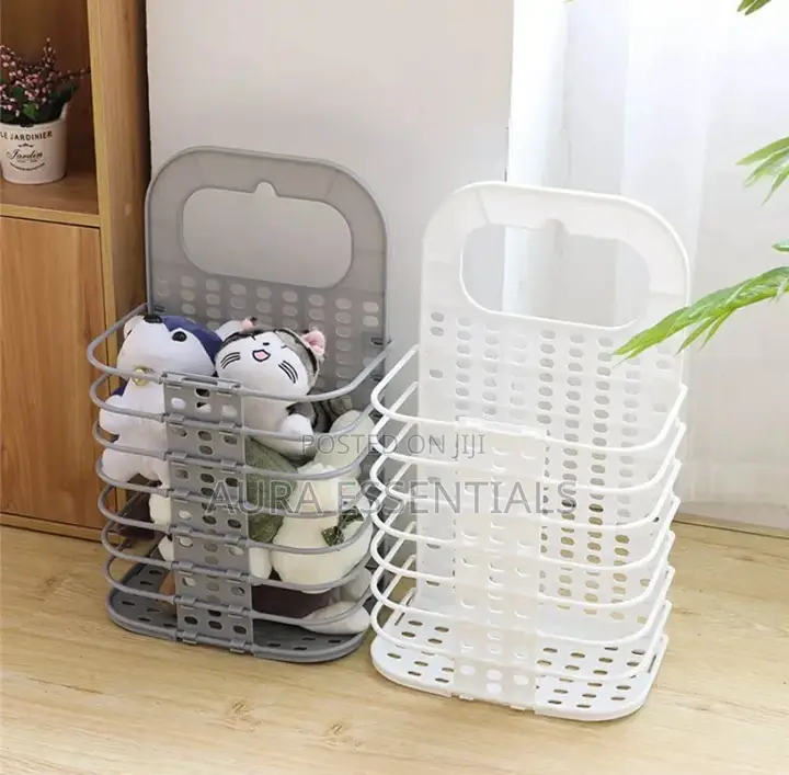 Wall Mounted Folding Laundry Basket