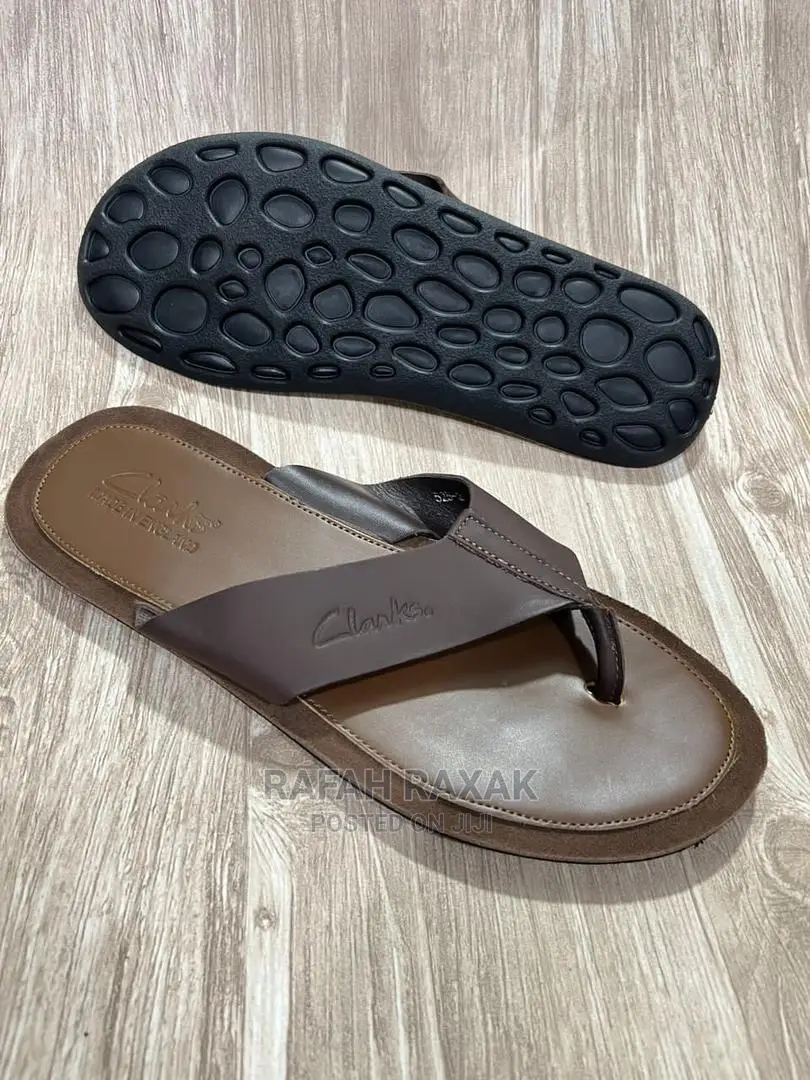Mens Clarks Leather Sandals