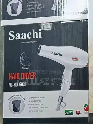 Saachi Hand Held Hair Dryer With Hot and Cold Wind