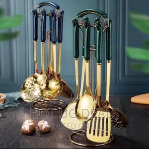 7pc Kitchen Tool Cooking Utensils Serving Spoons Set- Varies