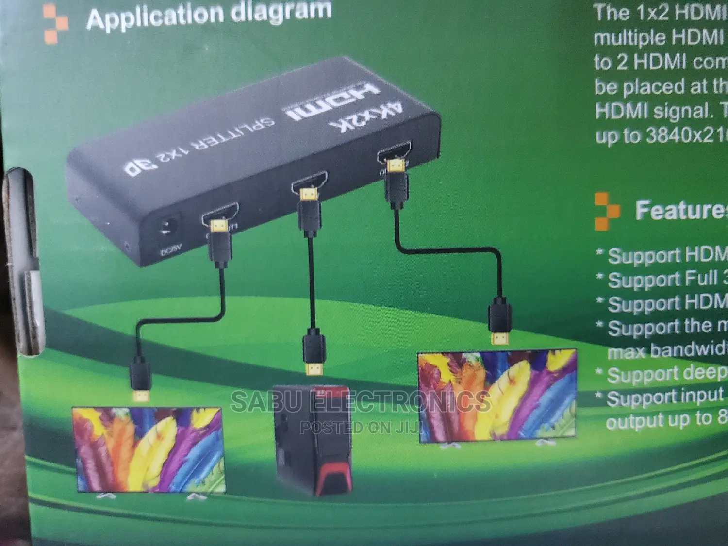 HDMI Splitter 2 Way