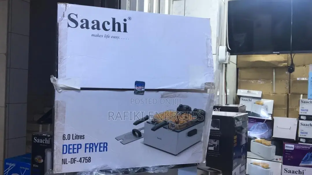 Saachi Double Deep Fryer (6L; 3L + 3L)