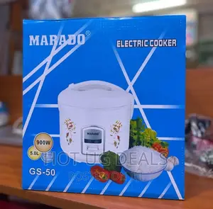 Marado Electric Rice Cooker - 5litres- Black