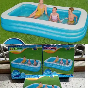 Bestway Rectangular Swimming Pool With an Electric Air Pump