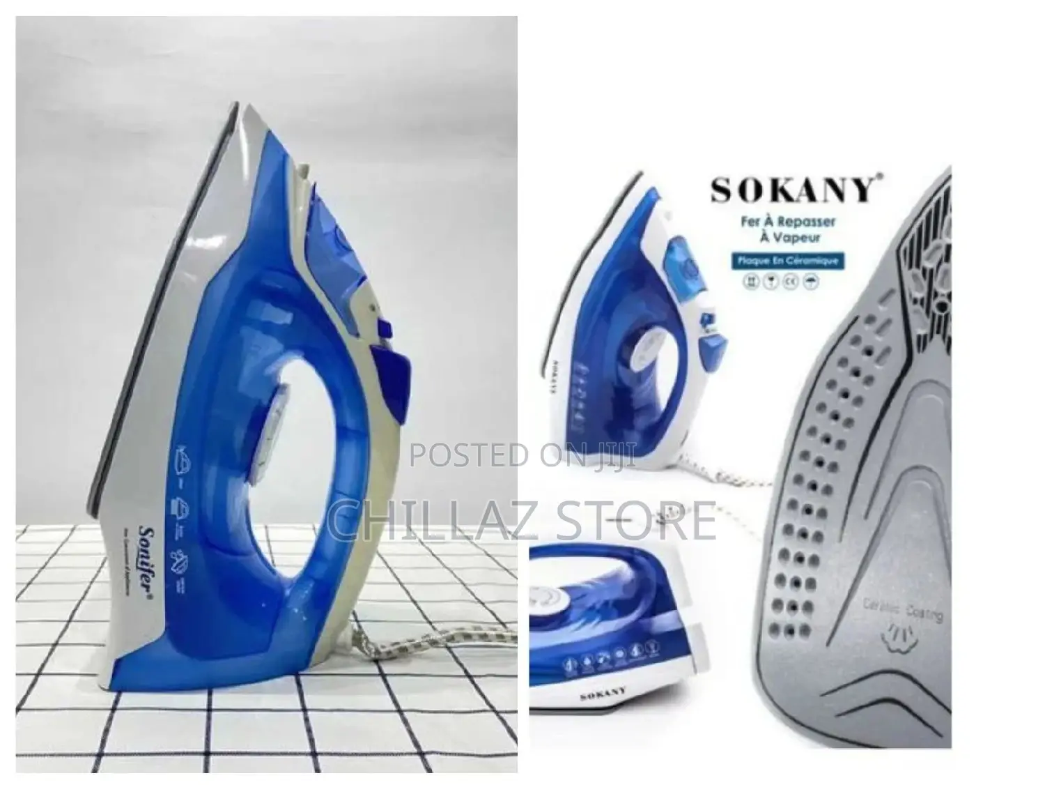 Sokany Flat Steam Iron