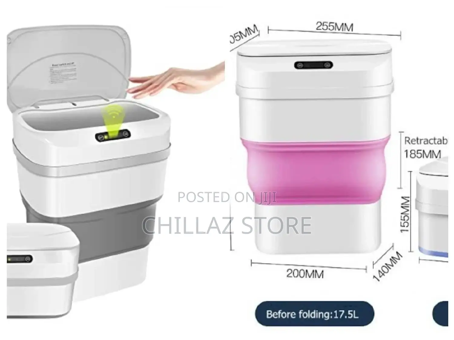 Smart Sensor Folding Trash