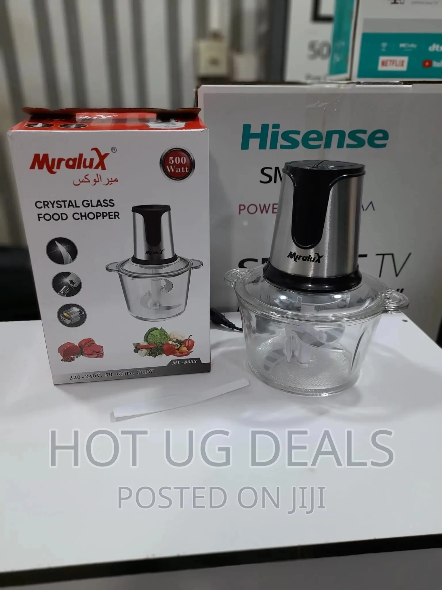 3L Multi-Functional Electric Meat Mincer Chopper-Red