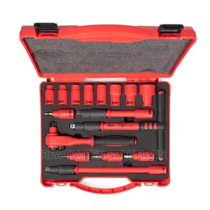 YATO 16pc Prof VDE Insulated Ratchet Wrench Socket Set