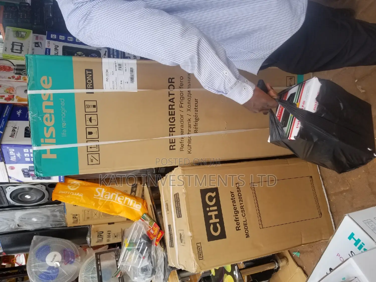 Hisense 200 Litres Double Door Fridge