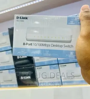 D-Link 8-Port 10/100 Network Switch (DES-1008A) – White