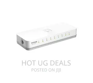 D-Link 8-Port 10/100 Network Switch (DES-1008A) – White