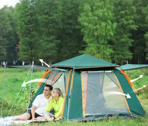 6 People Double Layer Waterproof Camping Tent