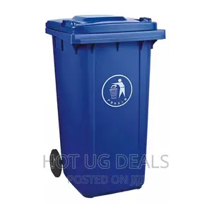 Outdoor 240l Plastic Wheel Dustbin-blue
