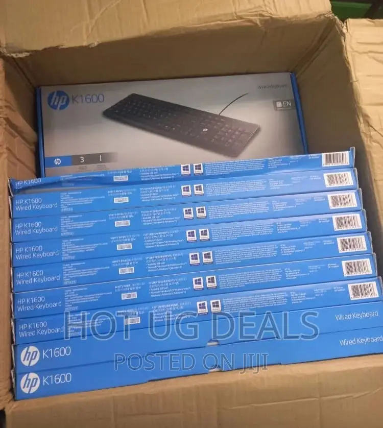 Hp Wired Keyboard – Black