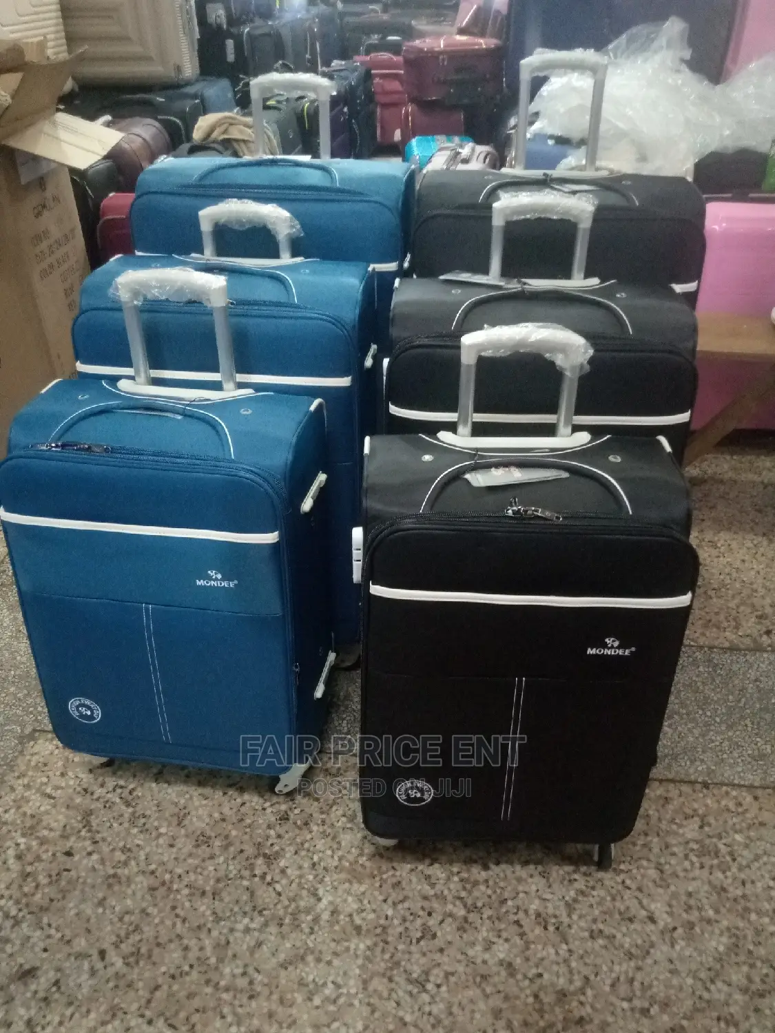 Original Cloth Suitcases,Small.( Black)
