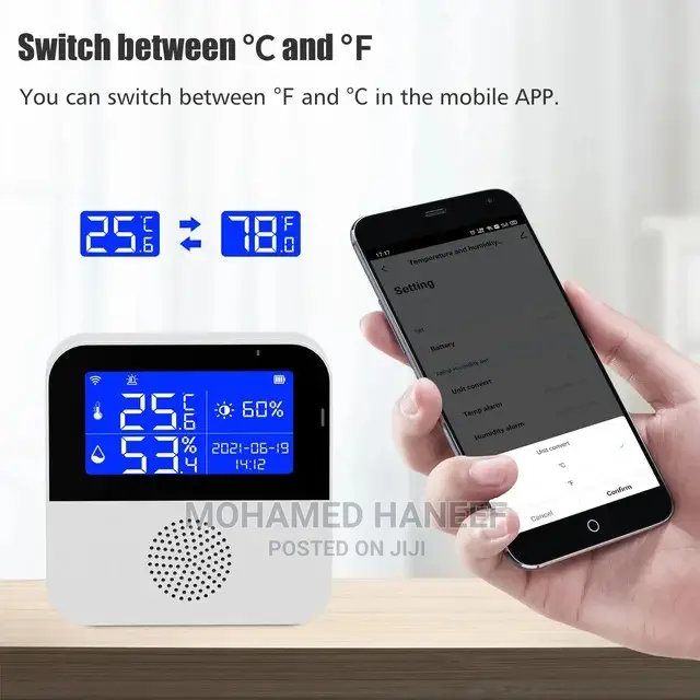 Smart Wifi Temperature and Humidity Wifi Data Logger