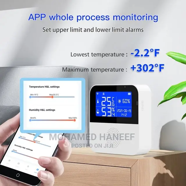 Smart Wifi Temperature and Humidity Wifi Data Logger