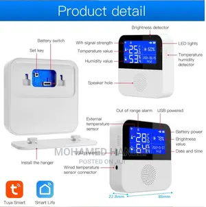Smart Wifi Temperature and Humidity Wifi Data Logger