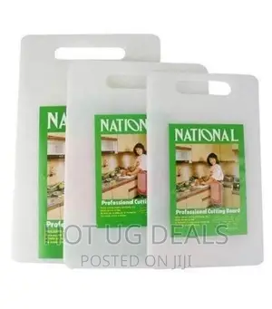 Set of 3pcs of Plastic Chopping Board (L,M,S) - White