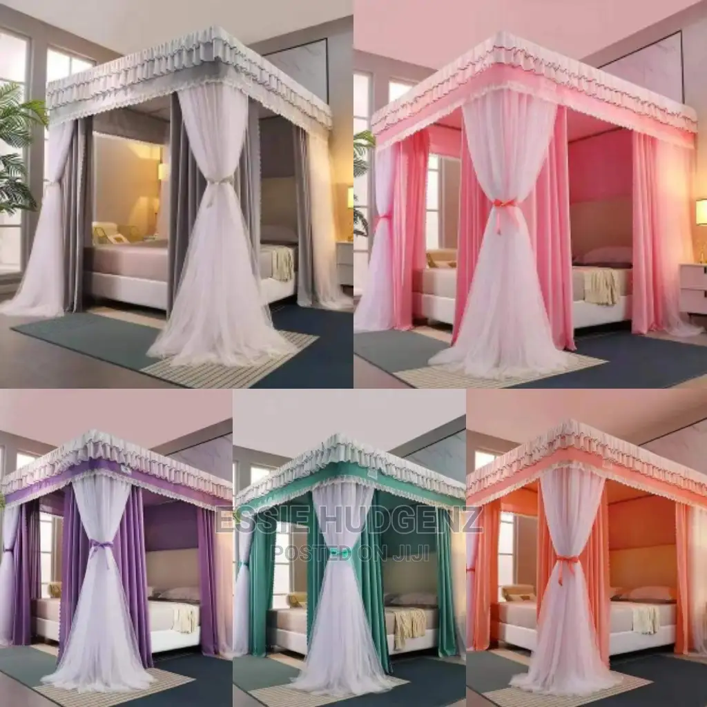 4stands Mosquito Net With Curtains