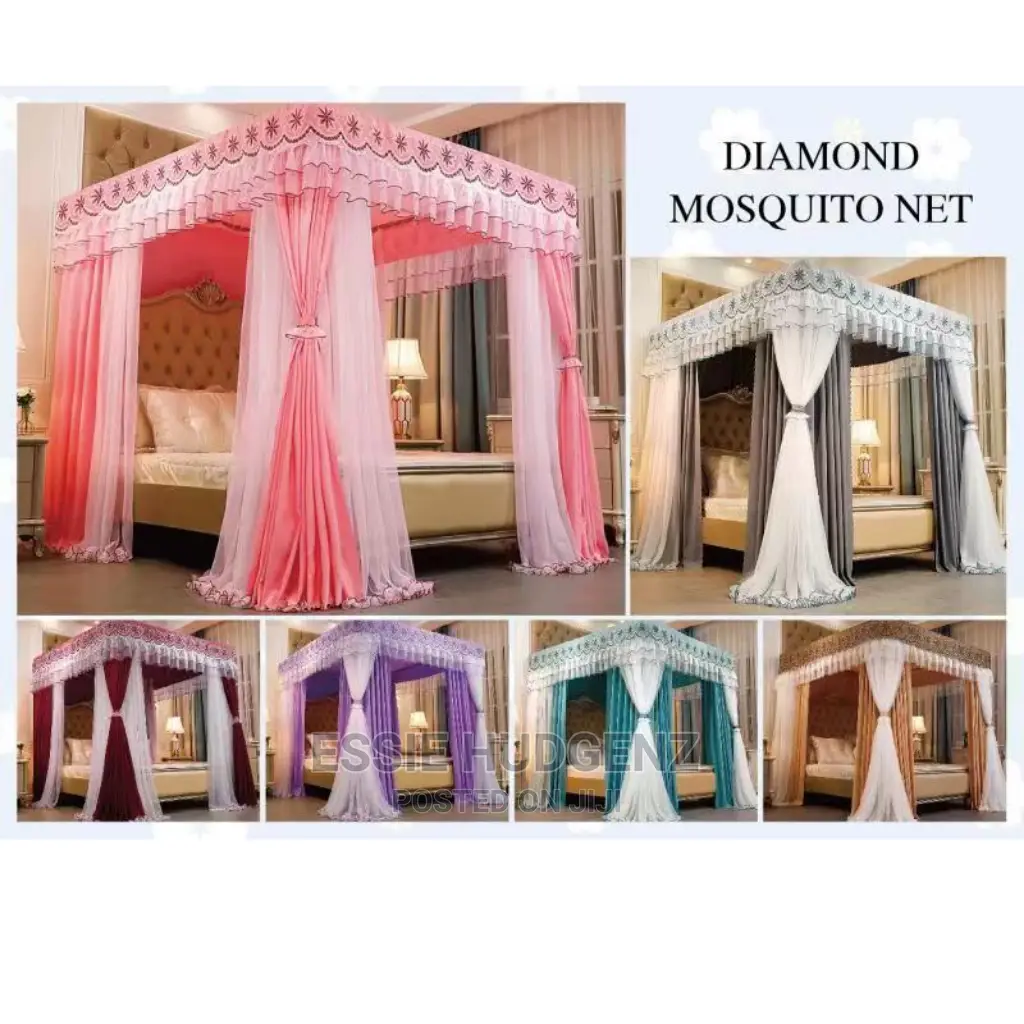 4stands Mosquito Net With Curtains