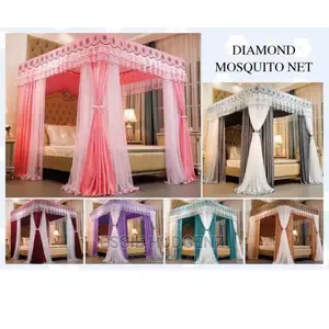 4stands Mosquito Net With Curtains