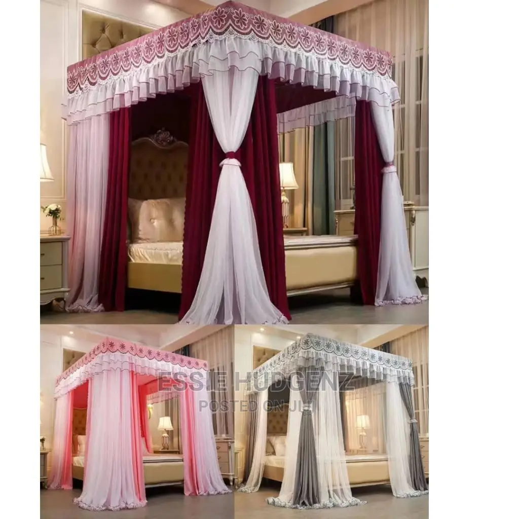 4stands Mosquito Net With Curtains