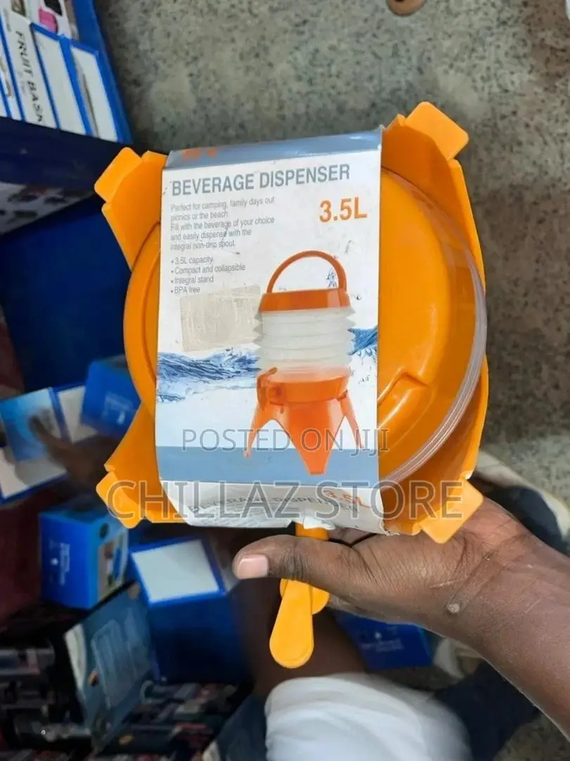 Folding Plastic Beverage Dispenser