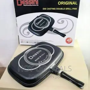 Dessini 32CM Double Fry Pan – Double Grill Pan