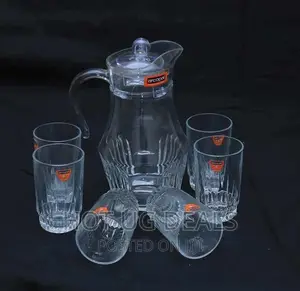Arcopal Lancier 7-Piece Drinking Glasses Jug Set