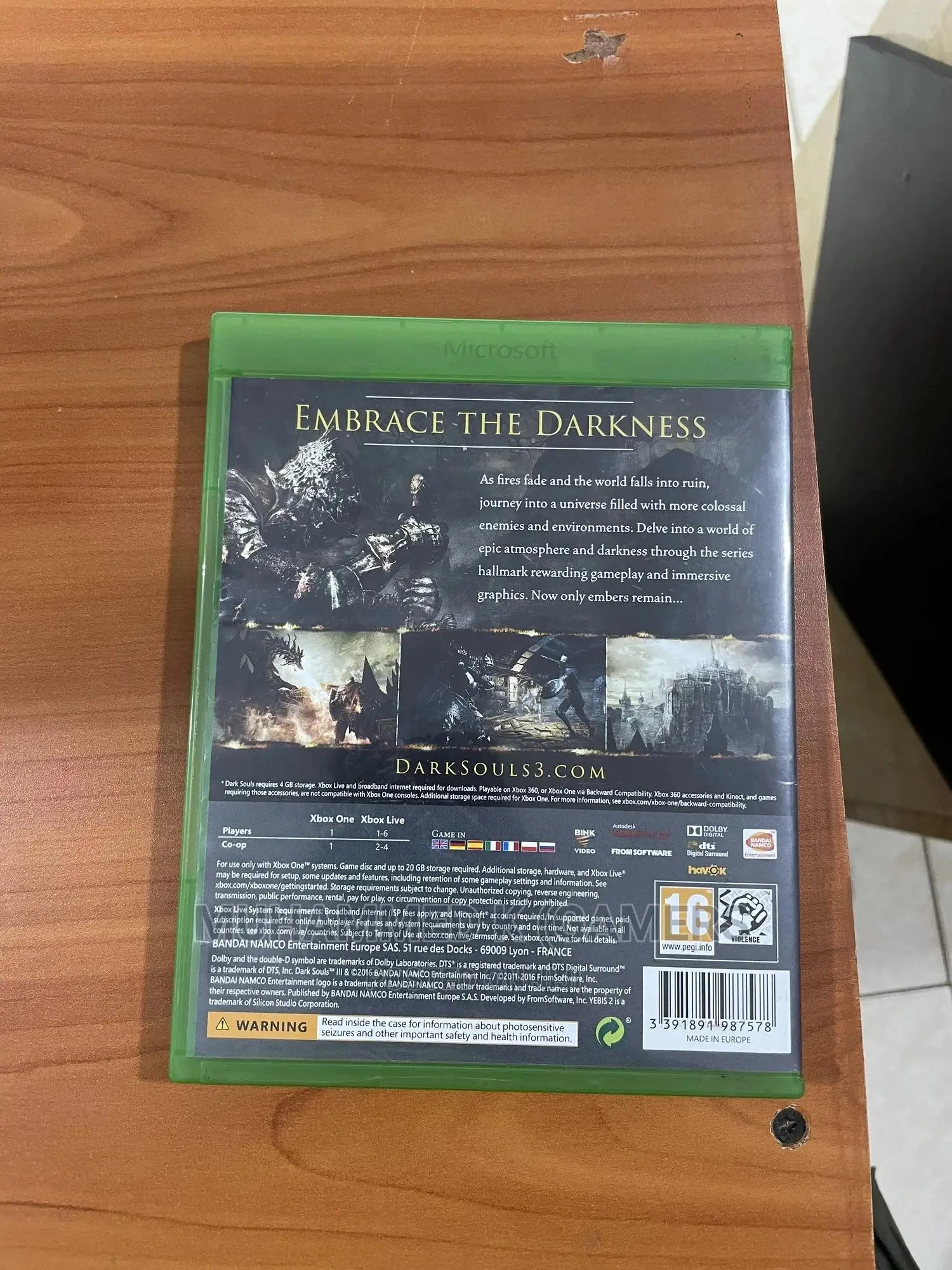 Dark Souls 3(Xbox )