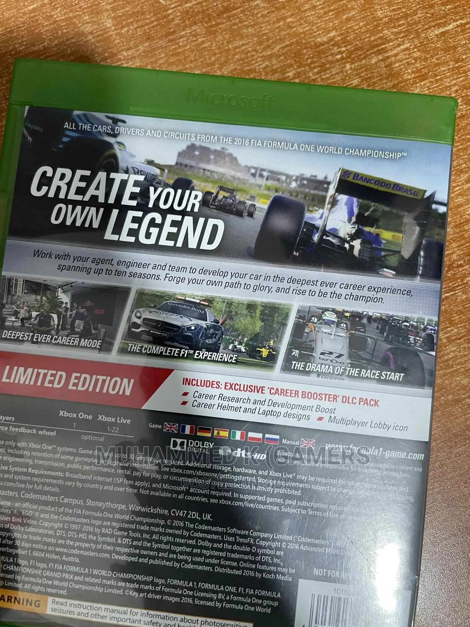 F1 2016(Xbox )