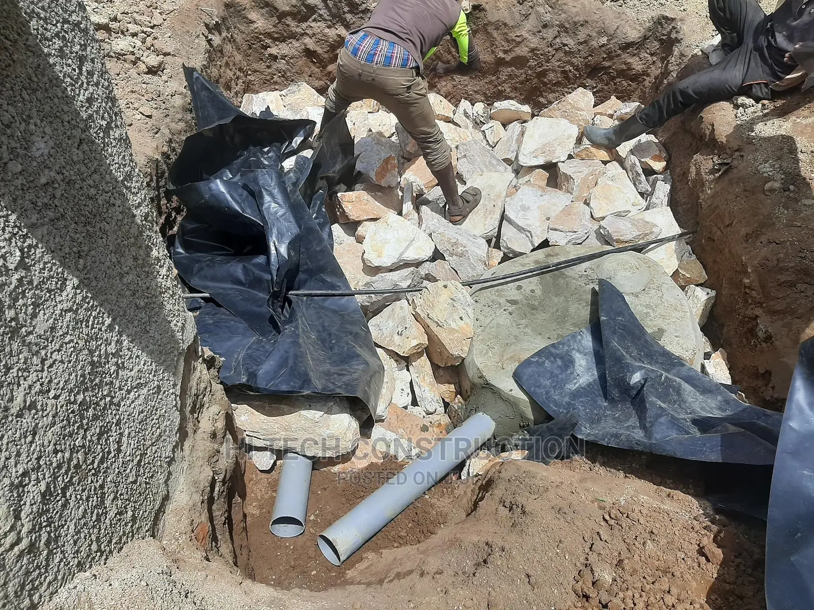 Installed Biodigester Septic Tank System in Kyanja