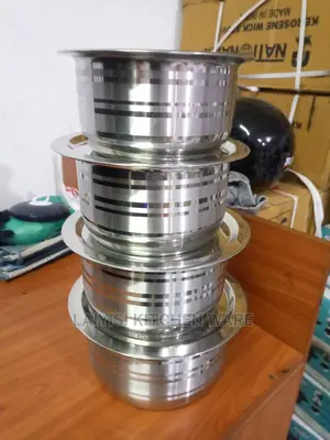 Stainless Steel 4pieces Original Induction Pans