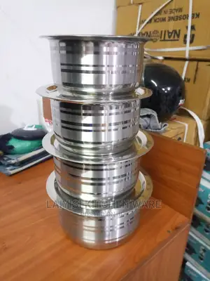 Stainless Steel 4pieces Original Induction Pans