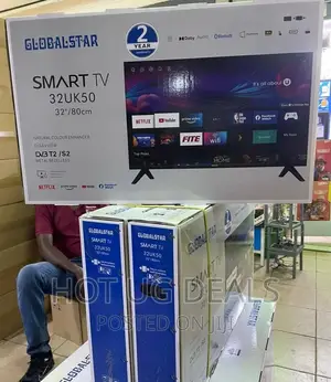 32inch Globalstar Smart Andriod Framless Tv With Bluetooth