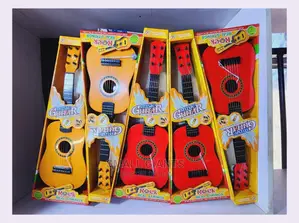 Polished Solid Wood 6 String Mini Acoustic Guitar