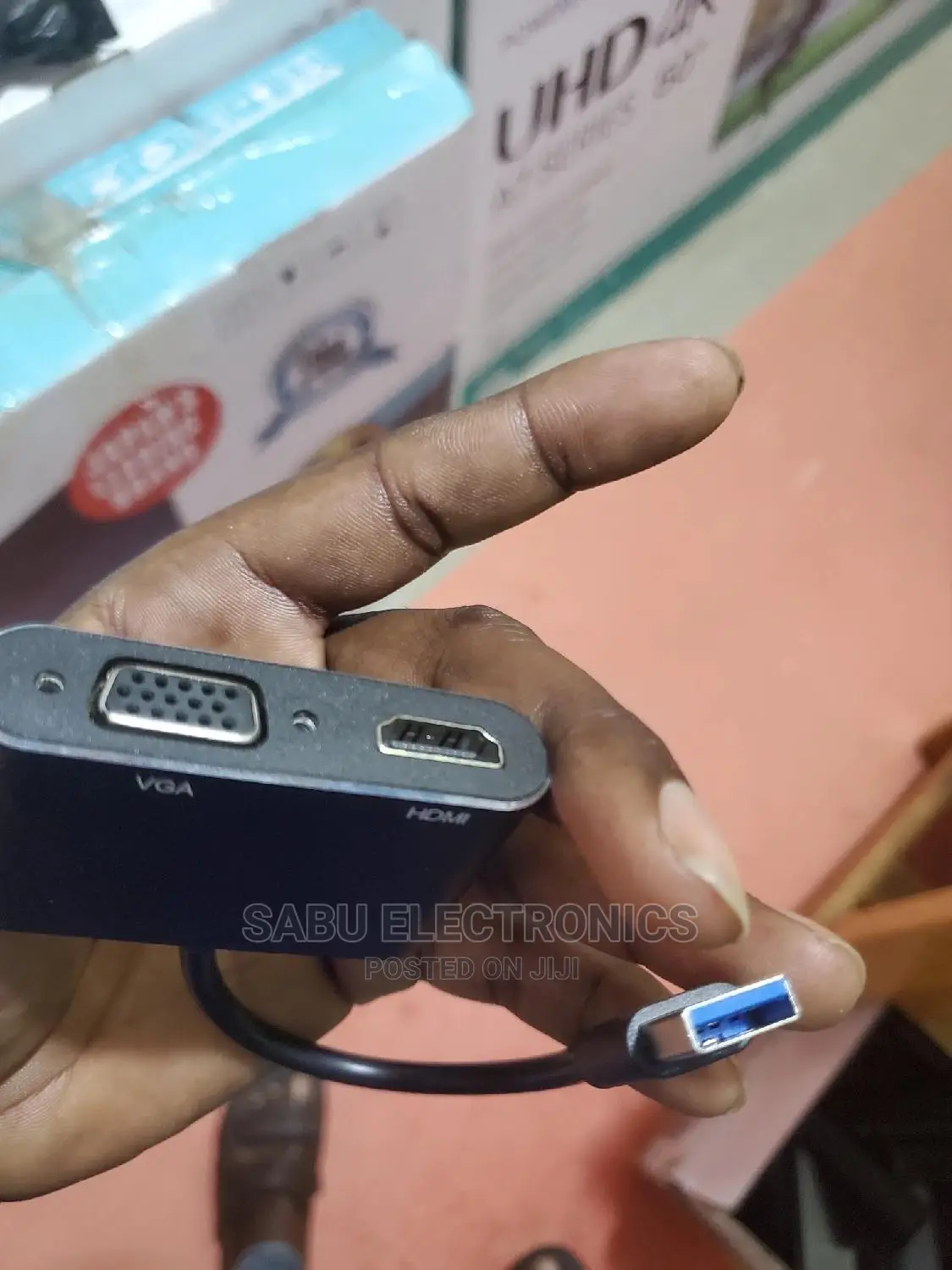Video Adapter, USB to VGA +HDMI